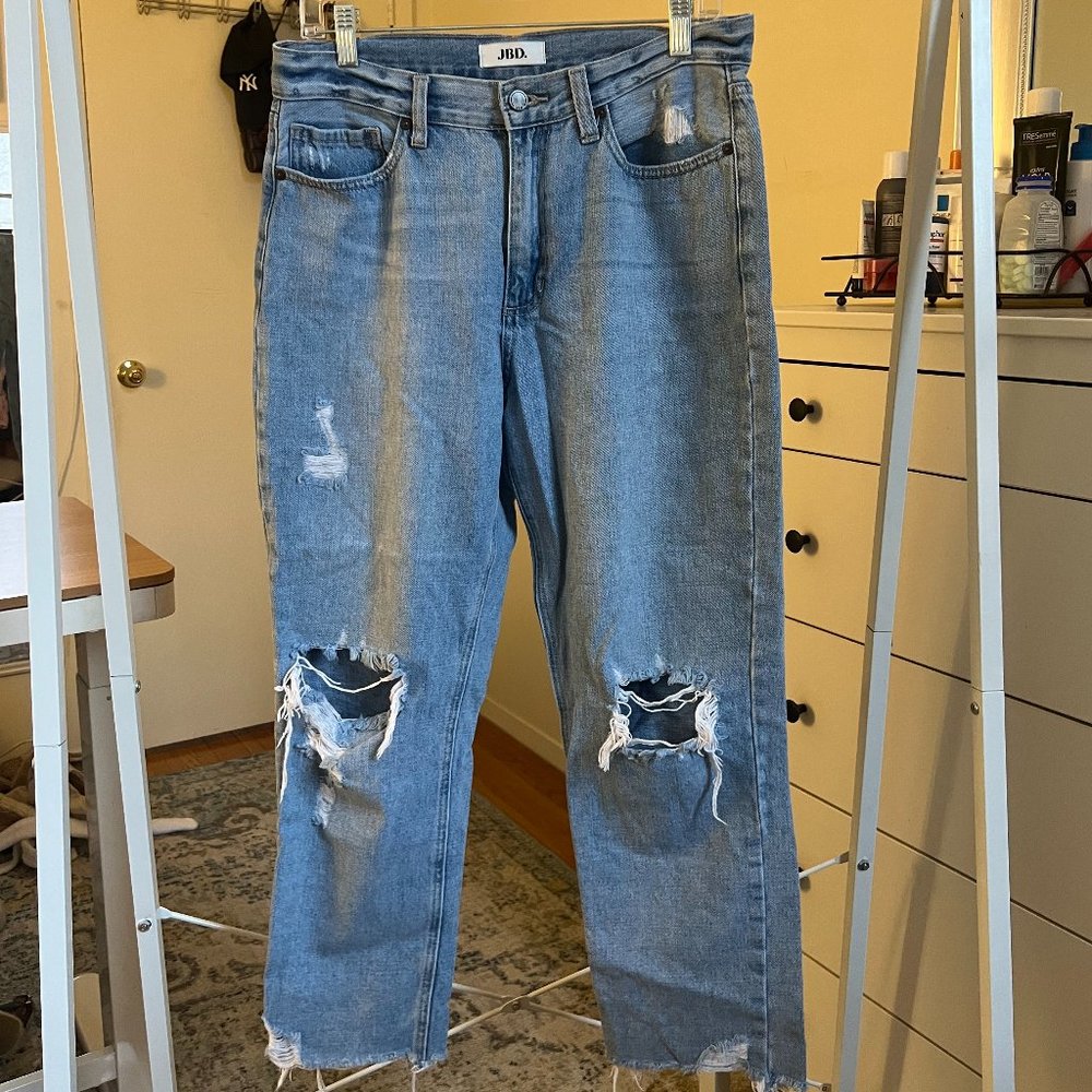 JBD - Ripped lightwash jean